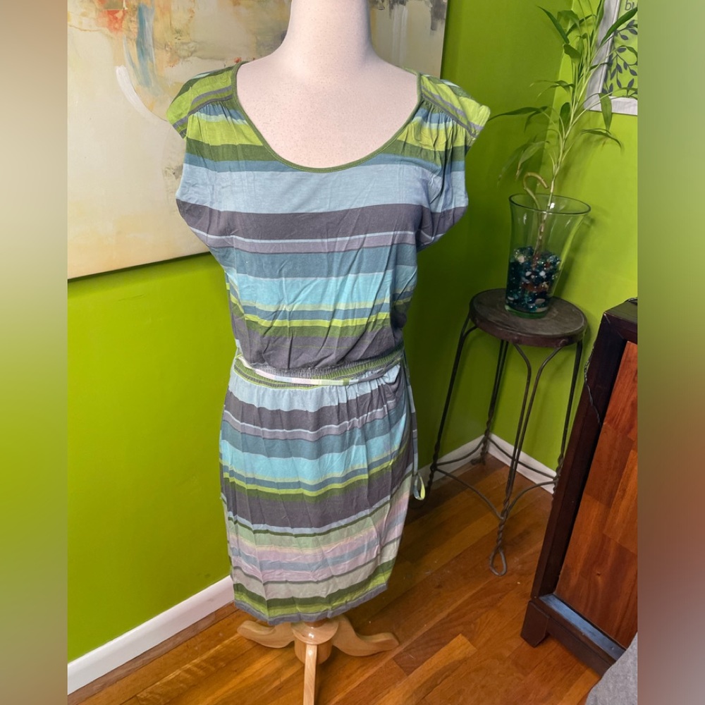 Striped tshirt dress